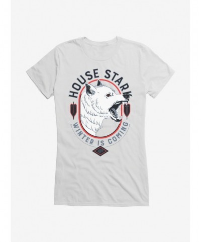 Value Item Game Of Thrones House Stark Winter Is Coming Girls T-Shirt $8.17 T-Shirts