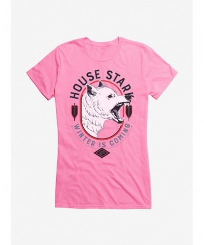 Value Item Game Of Thrones House Stark Winter Is Coming Girls T-Shirt $8.17 T-Shirts