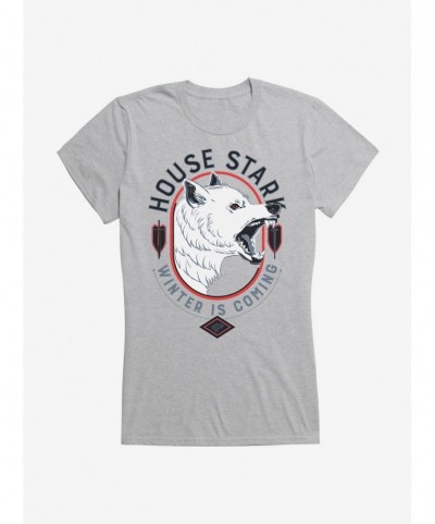 Value Item Game Of Thrones House Stark Winter Is Coming Girls T-Shirt $8.17 T-Shirts