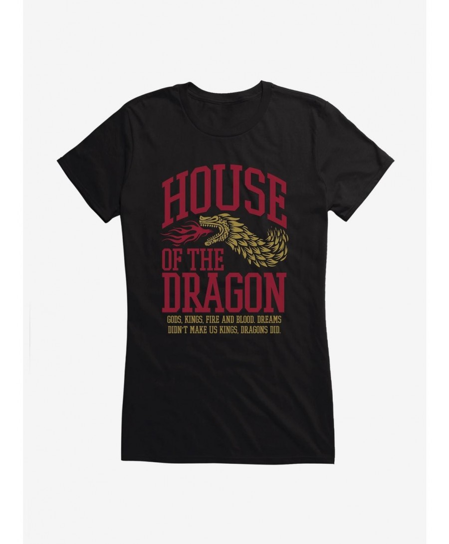 High Quality House of the Dragon Make Us Kings Girls T-Shirt $6.57 T-Shirts