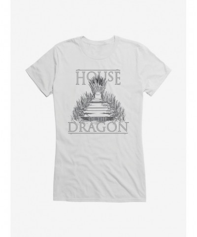 Seasonal Sale House of the Dragon Road to the Iron Throne Girls T-Shirt $6.77 T-Shirts