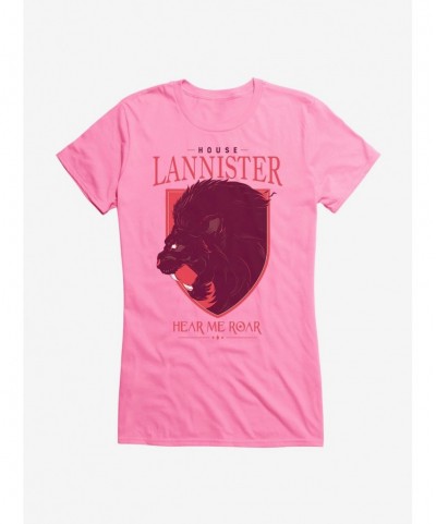 Special Game Of Thrones House Lannister Lion Words Girls T-Shirt $5.98 T-Shirts