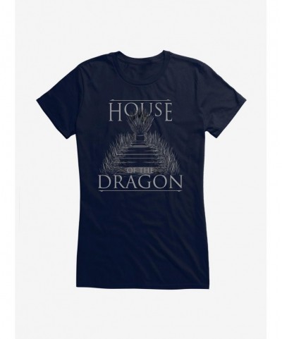 Seasonal Sale House of the Dragon Road to the Iron Throne Girls T-Shirt $6.77 T-Shirts