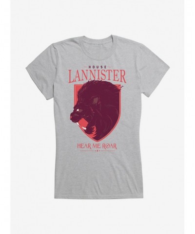 Special Game Of Thrones House Lannister Lion Words Girls T-Shirt $5.98 T-Shirts