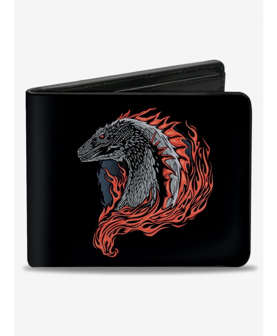 High Quality House Of The Dragon Flames Bifold Wallet $9.82 Wallets