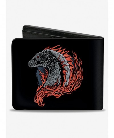 High Quality House Of The Dragon Flames Bifold Wallet $9.82 Wallets