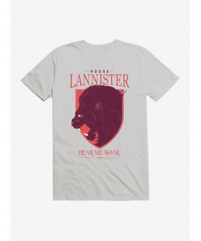 Festival Price Game Of Thrones House Lannister Lion Words T-Shirt $5.93 T-Shirts