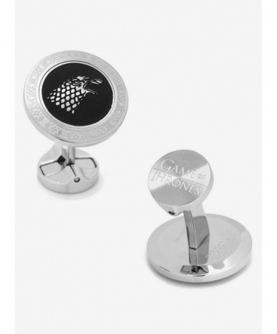 Bestselling Game Of Thrones Stark Filigree Stainless Steel Cufflinks $59.36 Cufflinks