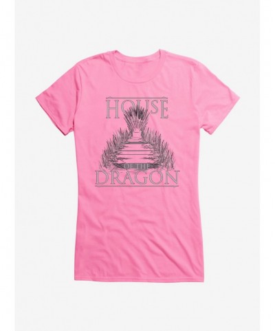 Seasonal Sale House of the Dragon Road to the Iron Throne Girls T-Shirt $6.77 T-Shirts