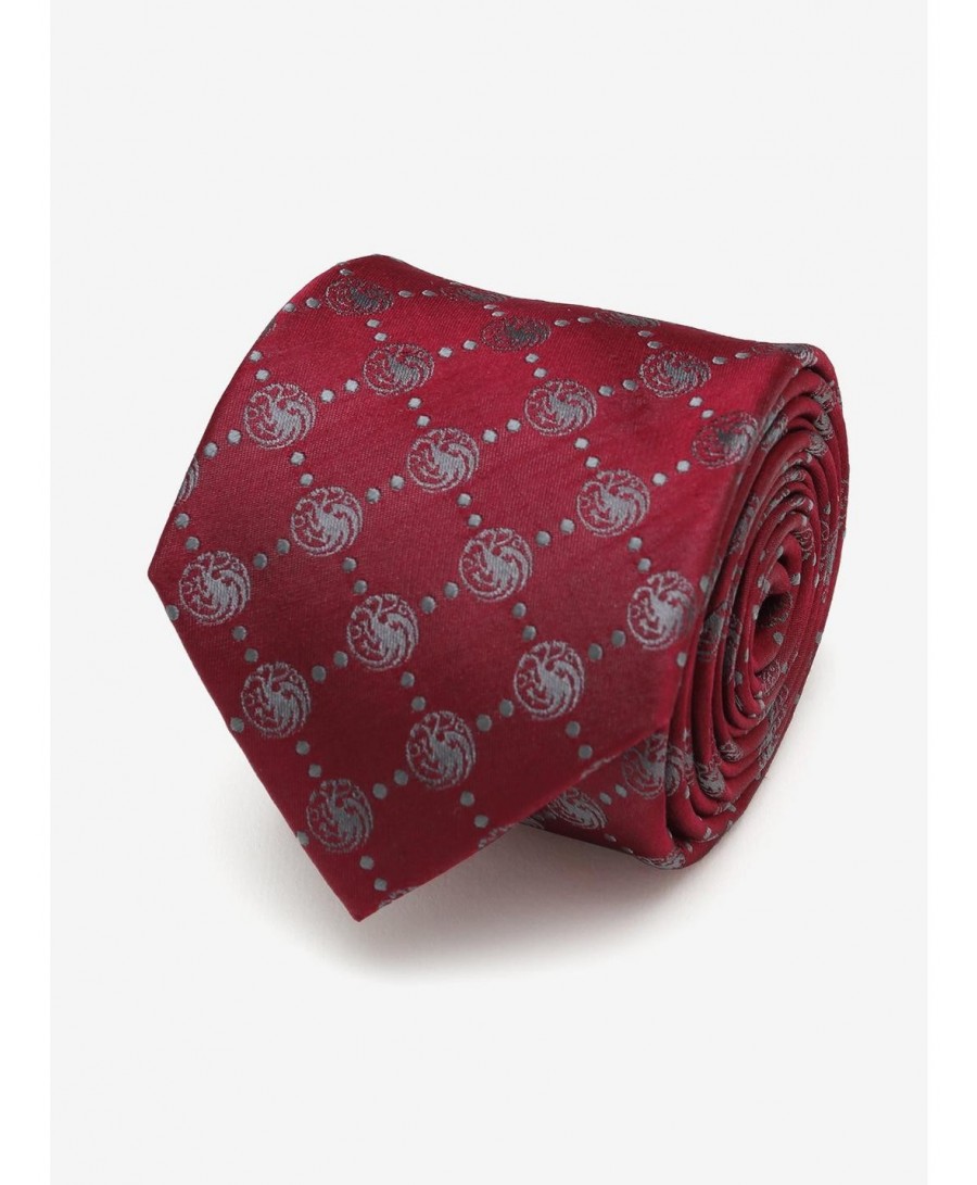 Best Deal Game Of Thrones Targaryen Dragon Scattered Tie $24.28 Ties