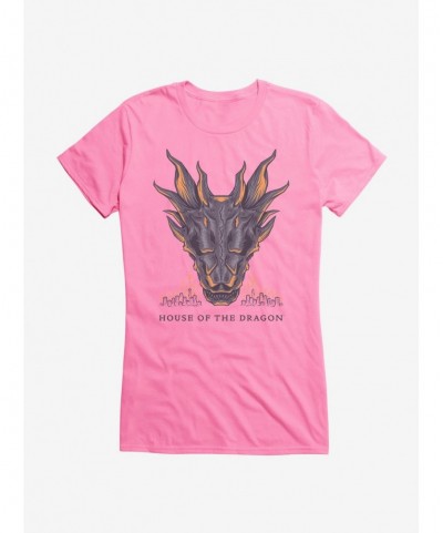 Huge Discount House of the Dragon Burning Fire Girls T-Shirt $8.37 T-Shirts