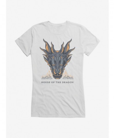 Huge Discount House of the Dragon Burning Fire Girls T-Shirt $8.37 T-Shirts