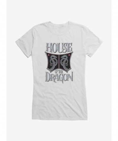 Unique House of the Dragon Twin Dragons Icon Girls T-Shirt $8.17 T-Shirts