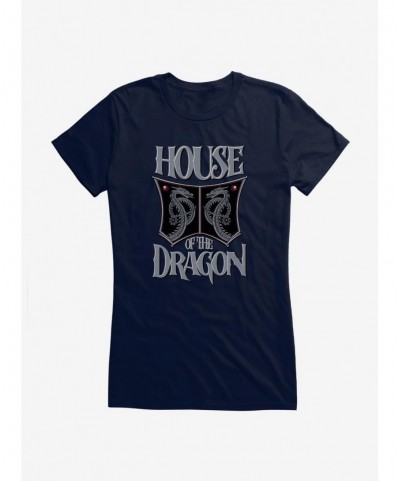 Unique House of the Dragon Twin Dragons Icon Girls T-Shirt $8.17 T-Shirts