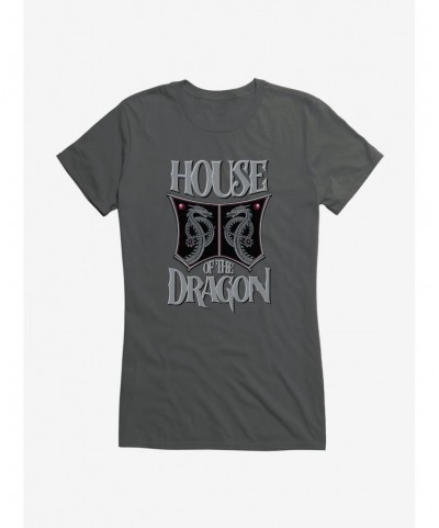 Unique House of the Dragon Twin Dragons Icon Girls T-Shirt $8.17 T-Shirts