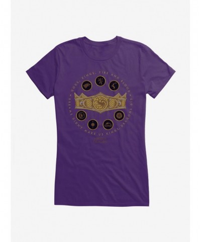 Fashion House of the Dragon Dreams Didn't Make Us Kings Girls T-Shirt $9.56 T-Shirts