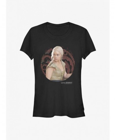 Exclusive Price Game Of Thrones Daenerys Dothraki Queen Girls T-Shirt $6.97 T-Shirts