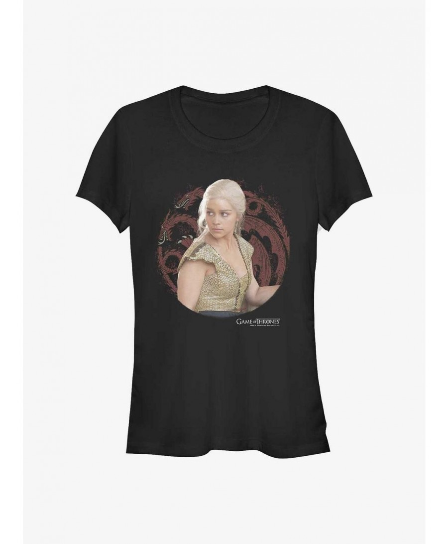 Exclusive Price Game Of Thrones Daenerys Dothraki Queen Girls T-Shirt $6.97 T-Shirts