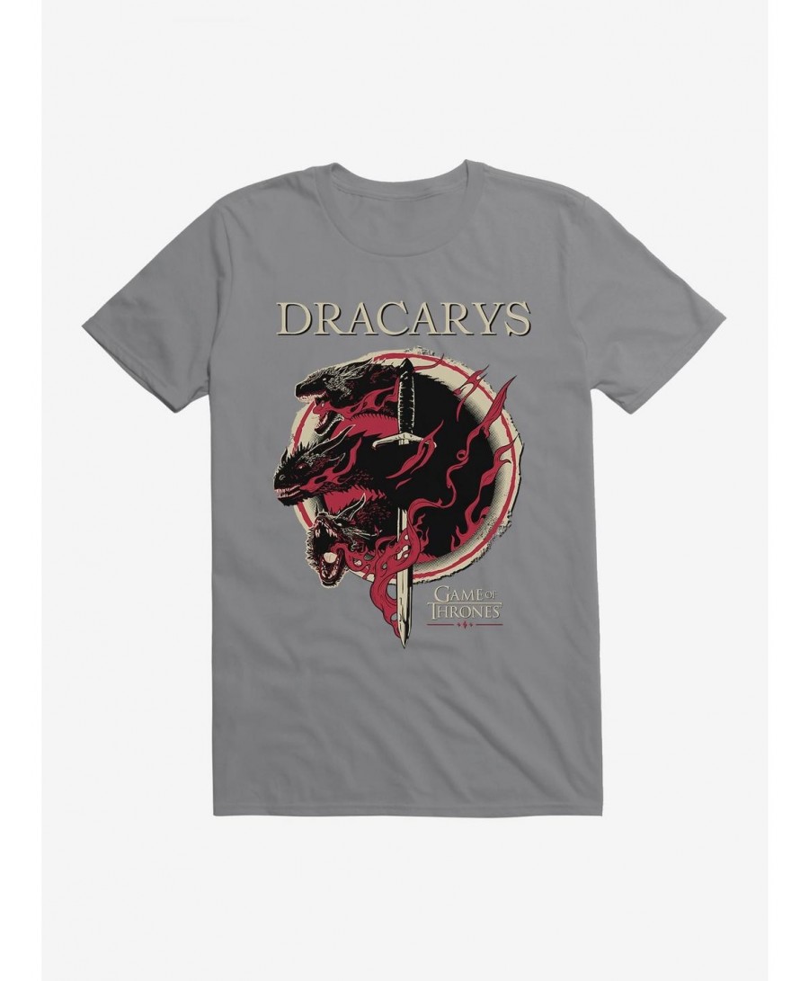 Clearance Game Of Thrones Dracarys T-Shirt $7.46 T-Shirts