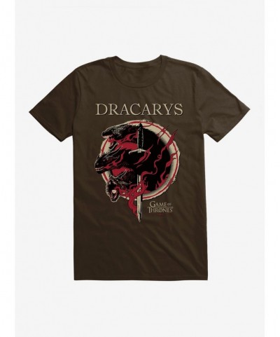 Clearance Game Of Thrones Dracarys T-Shirt $7.46 T-Shirts