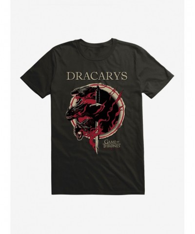 Clearance Game Of Thrones Dracarys T-Shirt $7.46 T-Shirts