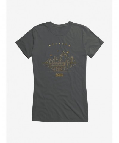 Clearance Game Of Thrones Mereen Outline Girls T-Shirt $7.77 T-Shirts