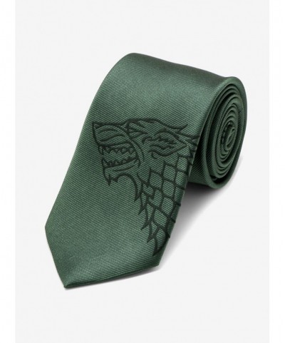 Value for Money Game Of Thrones Stark Direwolf Green Tie $27.48 Ties