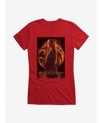 Fashion House Of The Dragon Rhaenys Velaryon Girls T-Shirt $6.97 T-Shirts