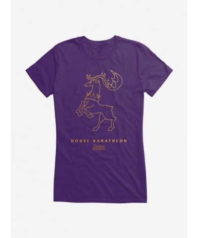 Discount Game Of Thrones Baratheon Sigil Girls T-Shirt $8.37 T-Shirts