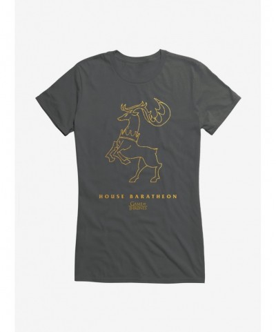 Discount Game Of Thrones Baratheon Sigil Girls T-Shirt $8.37 T-Shirts