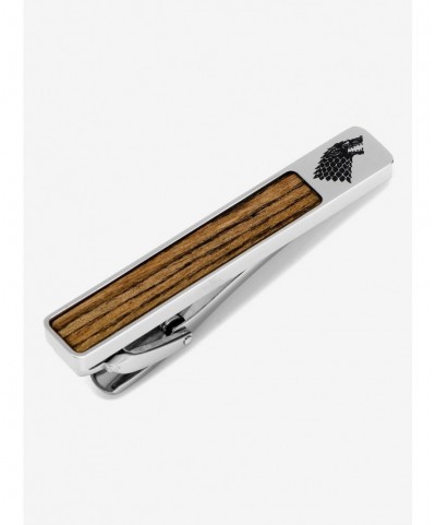 Discount Game of Thrones Stark Inlaid Wood Tie Clip $38.35 Clips