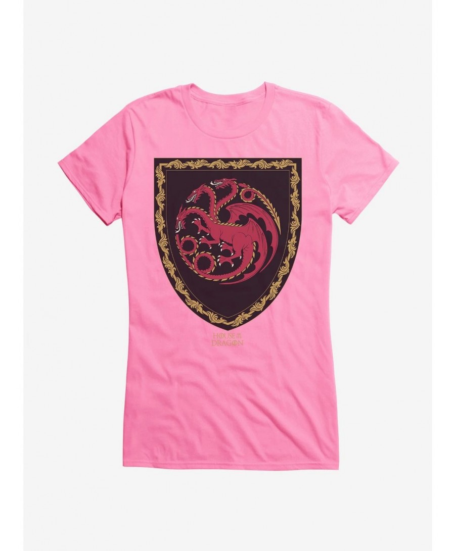 High Quality House of the Dragon House Targaryen Sigil Girls T-Shirt $6.97 T-Shirts