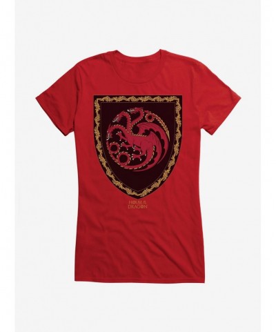 High Quality House of the Dragon House Targaryen Sigil Girls T-Shirt $6.97 T-Shirts