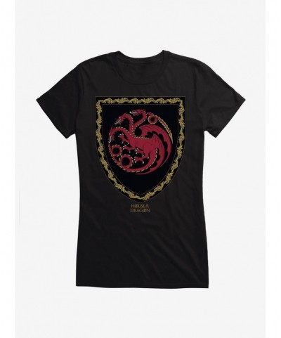 High Quality House of the Dragon House Targaryen Sigil Girls T-Shirt $6.97 T-Shirts