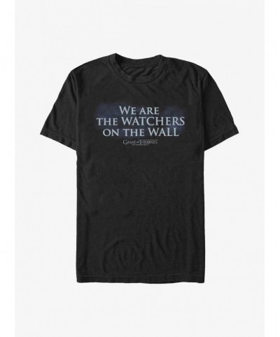 Limited Time Special Game Of Thrones Wall Watchers T-Shirt $5.74 T-Shirts