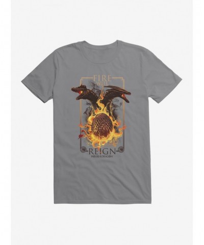 Seasonal Sale House Of The Dragon Fire Will Reign Dragon Egg T-Shirt $7.27 T-Shirts