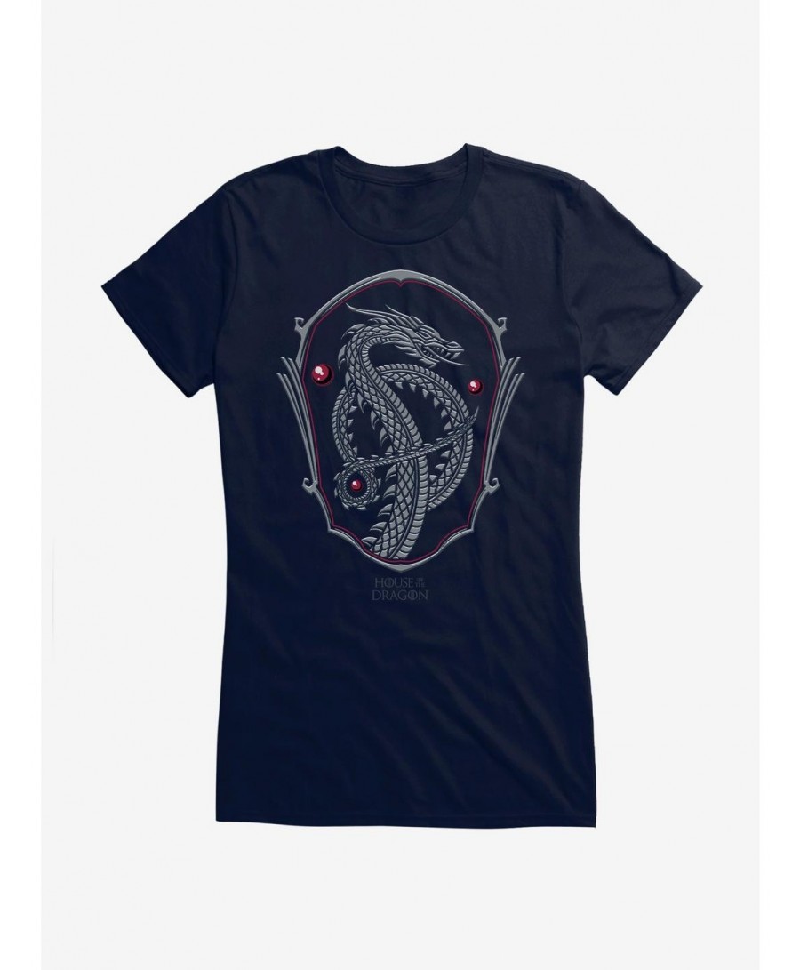 High Quality House of the Dragon Serpent Silhouette Girls T-Shirt $9.96 T-Shirts