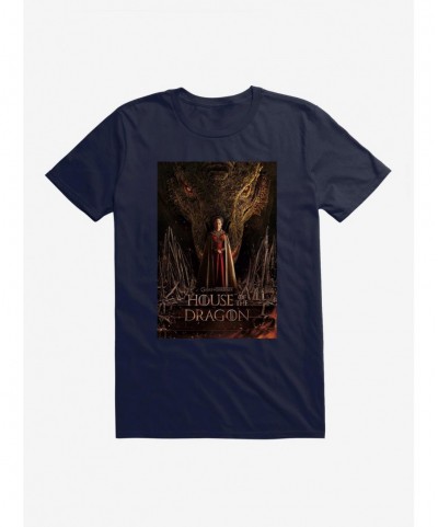 Cheap Sale House Of The Dragon Rhaenyra Targaryen Poster T-Shirt $8.22 T-Shirts