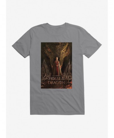 Cheap Sale House Of The Dragon Rhaenyra Targaryen Poster T-Shirt $8.22 T-Shirts