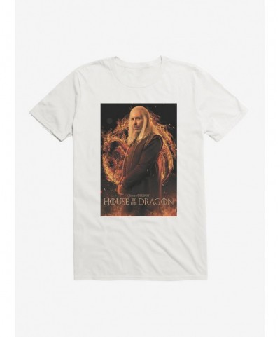 Crazy Deals House Of The Dragon Viserys I Targaryen T-Shirt $6.50 T-Shirts