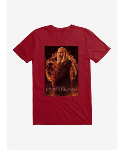 Crazy Deals House Of The Dragon Viserys I Targaryen T-Shirt $6.50 T-Shirts