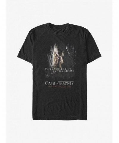 Flash Deal Game Of Thrones Cersei Everyone But Us T-Shirt $7.07 T-Shirts