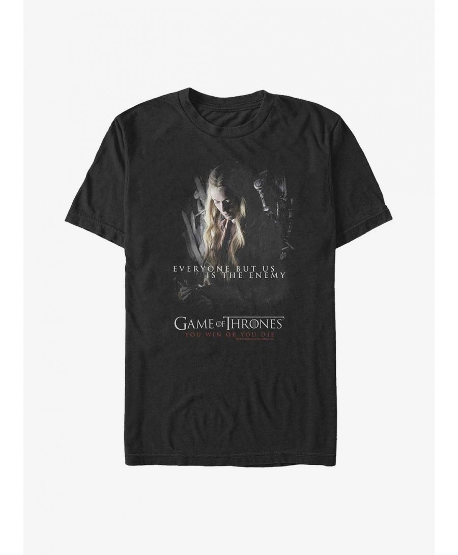 Flash Deal Game Of Thrones Cersei Everyone But Us T-Shirt $7.07 T-Shirts