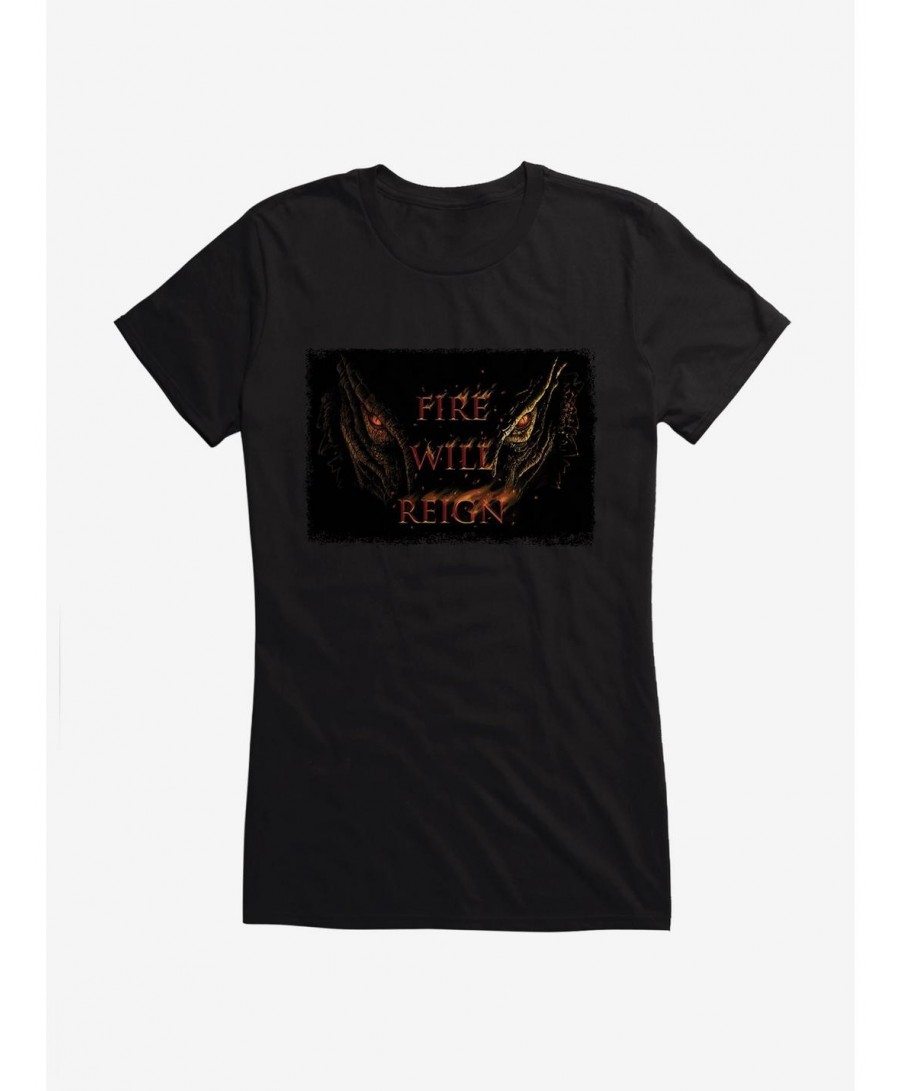 Value Item House Of The Dragon Fire WIll Reign Girls T-Shirt $8.96 T-Shirts