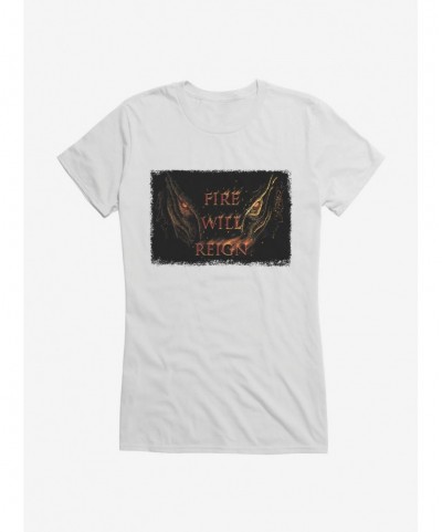 Value Item House Of The Dragon Fire WIll Reign Girls T-Shirt $8.96 T-Shirts