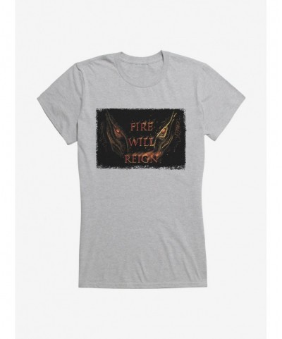 Value Item House Of The Dragon Fire WIll Reign Girls T-Shirt $8.96 T-Shirts