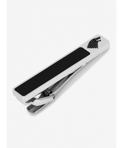 Flash Deal Game of Thrones Stark Onyx Tie Clip $36.75 Clips