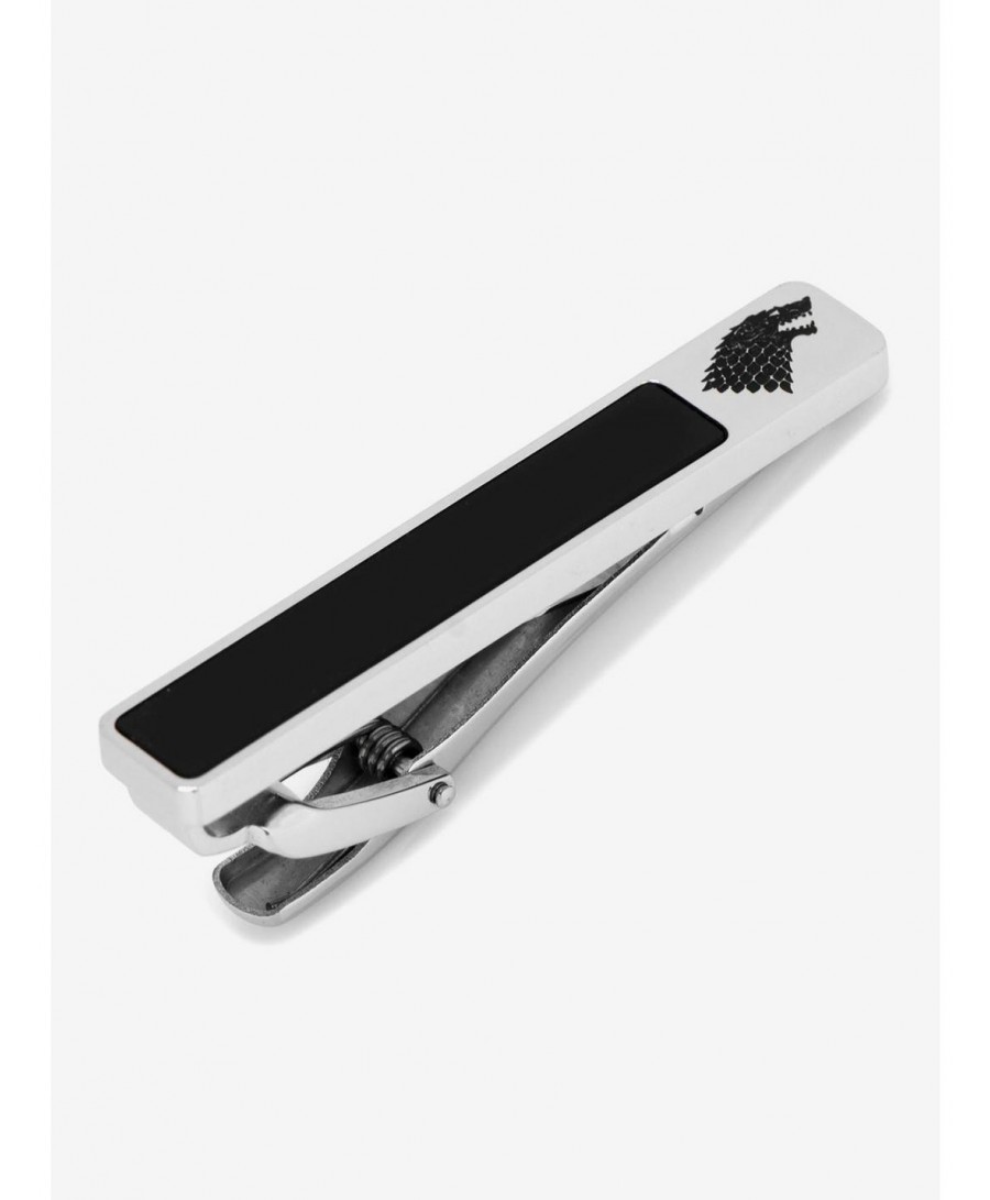 Flash Deal Game of Thrones Stark Onyx Tie Clip $36.75 Clips