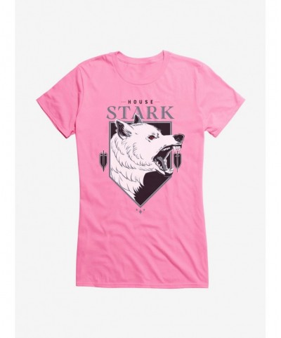 Clearance Game Of Thrones House Stark Direwolf Girls T-Shirt $7.97 T-Shirts