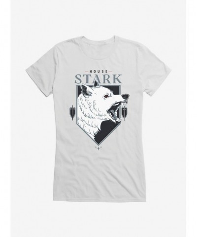 Clearance Game Of Thrones House Stark Direwolf Girls T-Shirt $7.97 T-Shirts